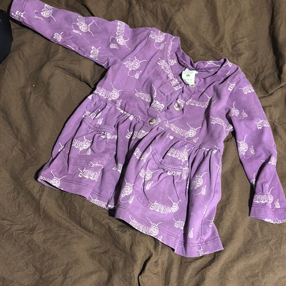 Kate Quinn Purple Kids Casual Dress
